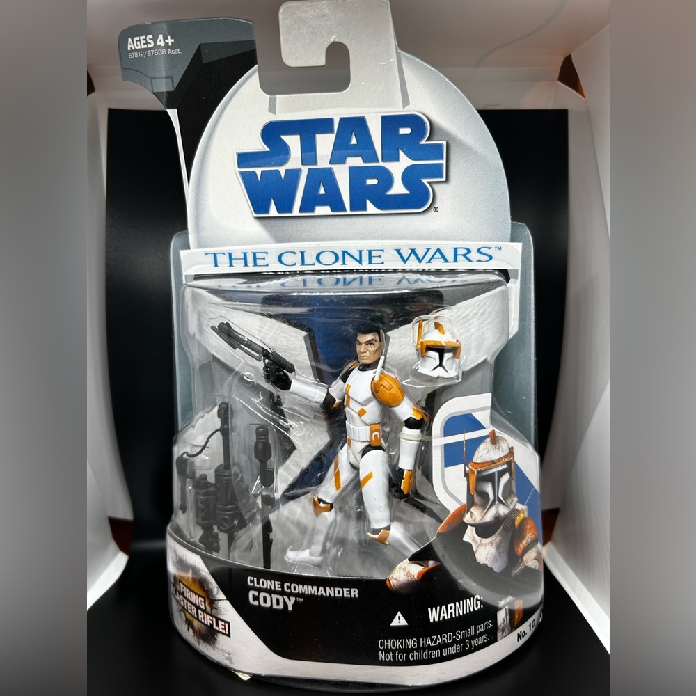 Star Wars The Clone Wars Clone Commander Cody - Firing Blaster Rifle - NEW